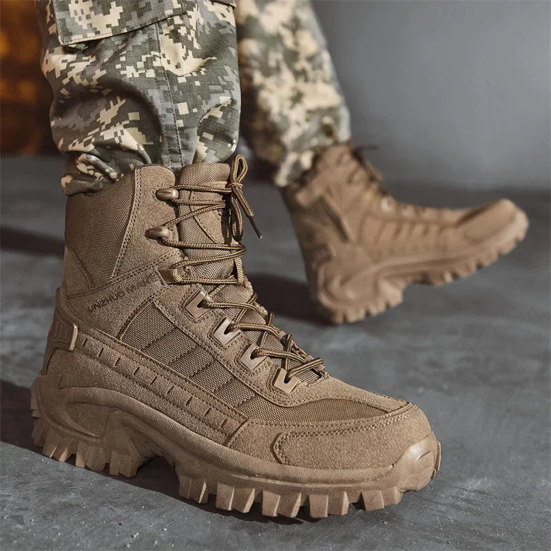 Men's High-top Desert Waterproof Tactical Boots