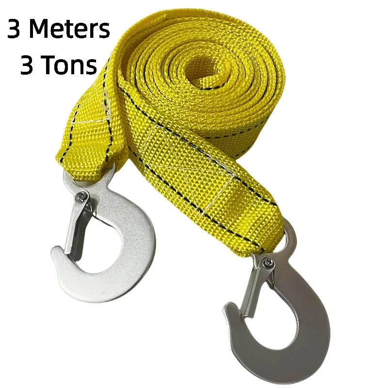 1 Pcs 3M/4M Car Tow Cable Heavy Duty 3Ton/5Ton