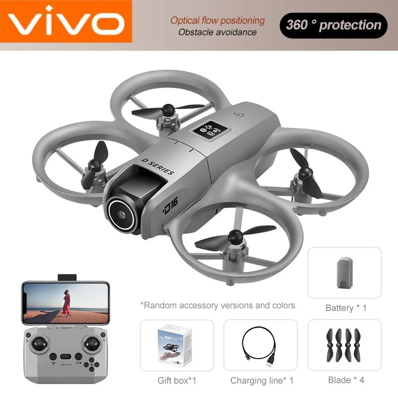 VIVO D16 Drone Aerial HD Professional Dual-camera
