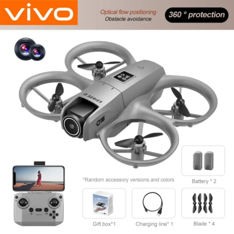 VIVO D16 Drone Aerial HD Professional Dual-camera