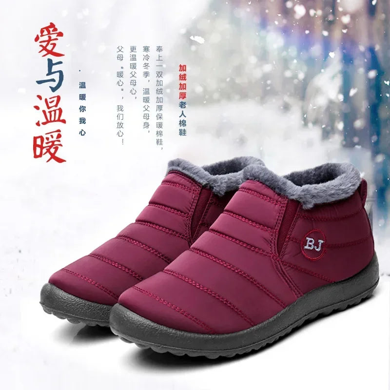 Men's Winter Boots Waterproof Hiking Ankle Height