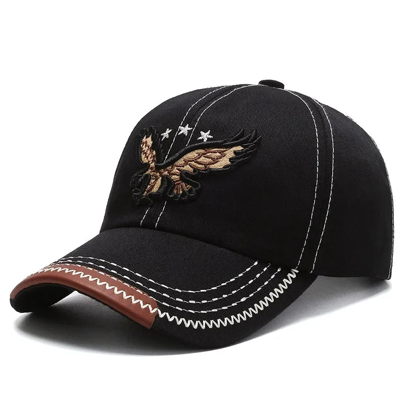 Baseball Cap Eagle Embossed