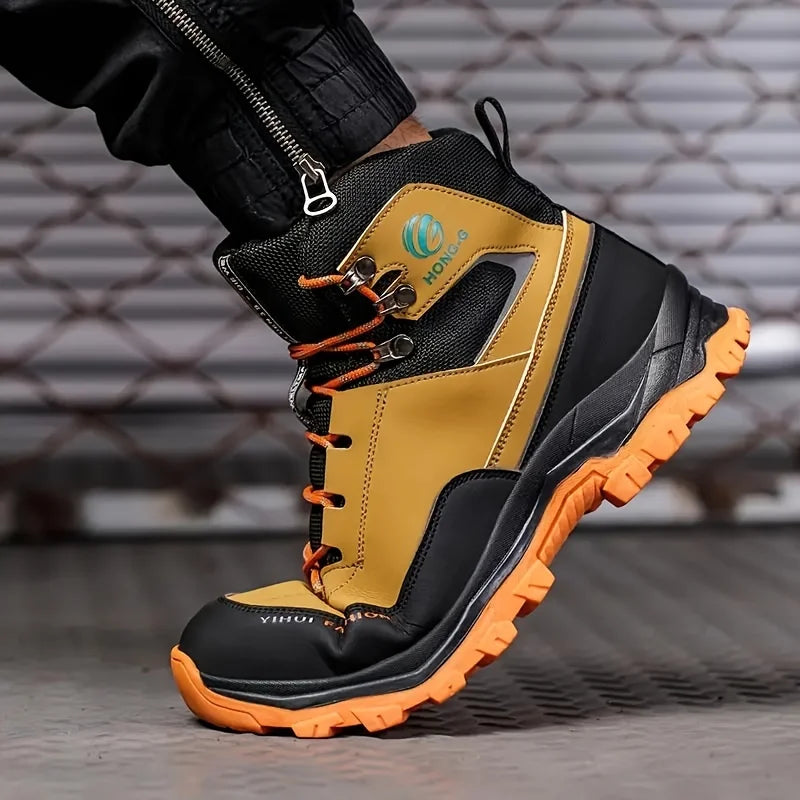 Men's Waterproof Steel Toe Work Boots