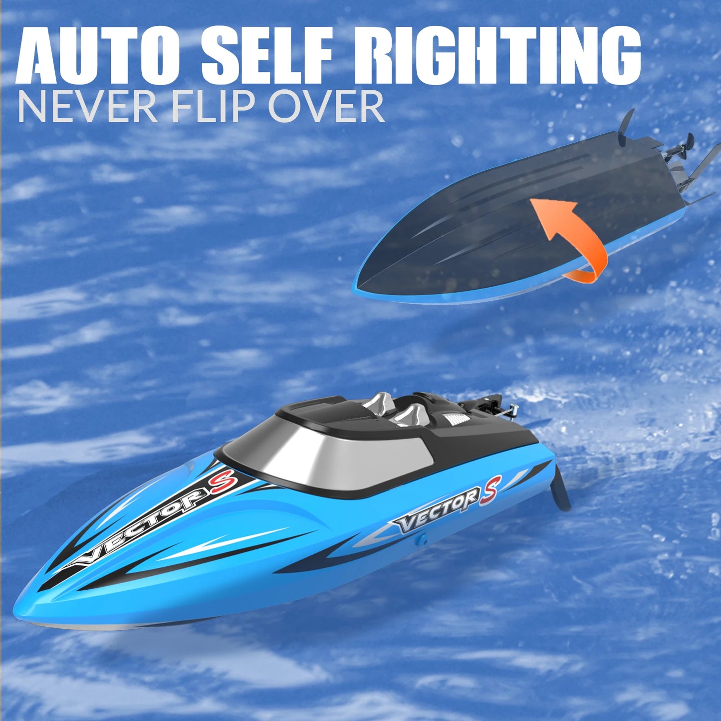 VOLANTEXRC RC Boat 48kmh Brushless With 1 Battery