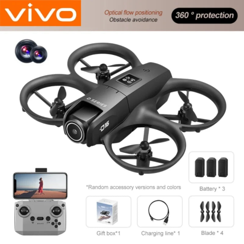 VIVO D16 Drone Aerial HD Professional Dual-camera