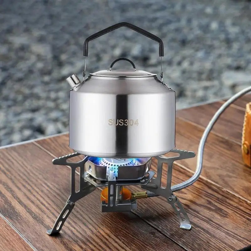 1L/1.5L Camping Water Kettle Outdoor Coffee Kettle