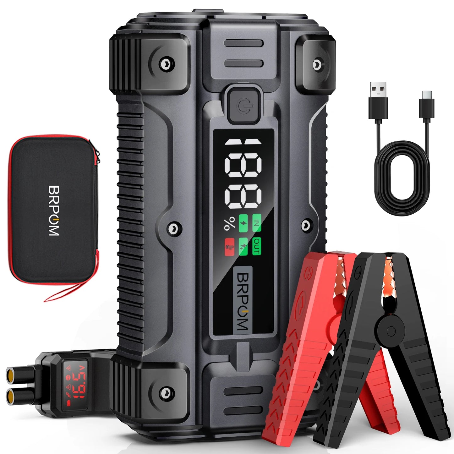 3000A/4000A/5000A Jump Starter External Battery 12V Starting Device