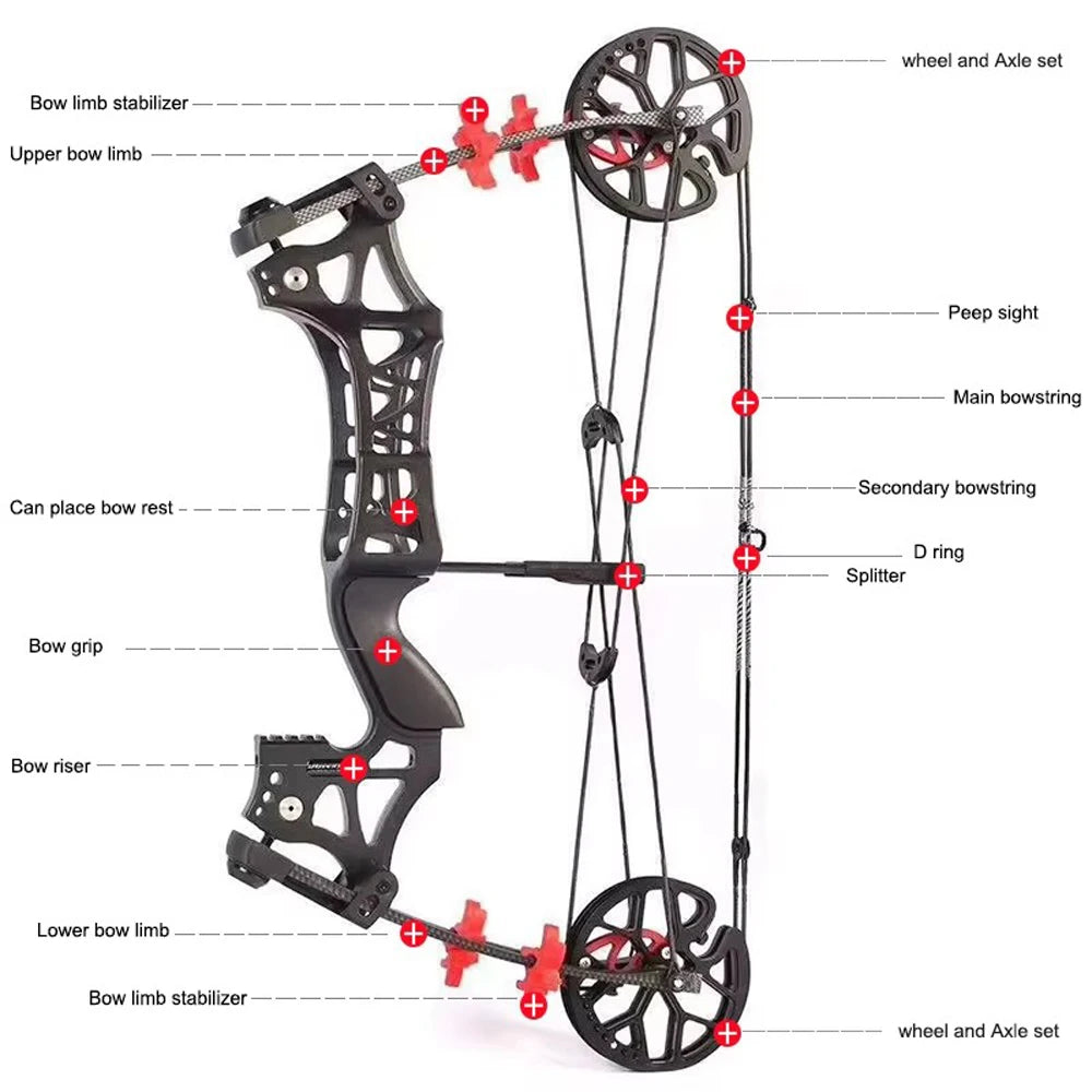 M109EA Hunting Fishing Competition Compound Bow for