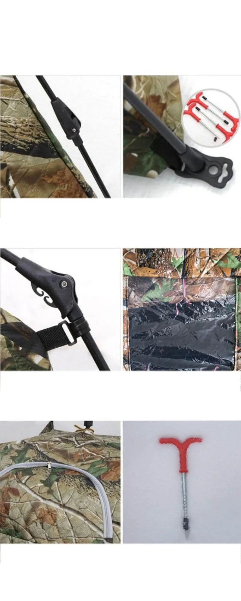 Outdoor Tent 3-4 People Windproof Ice Fishing