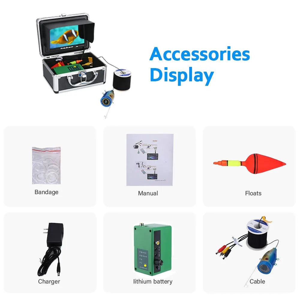 Fish Finder Underwater Fishing Camera 30LEDs
