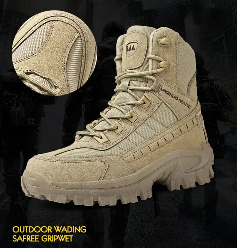 Men's High-top Desert Waterproof Tactical Boots