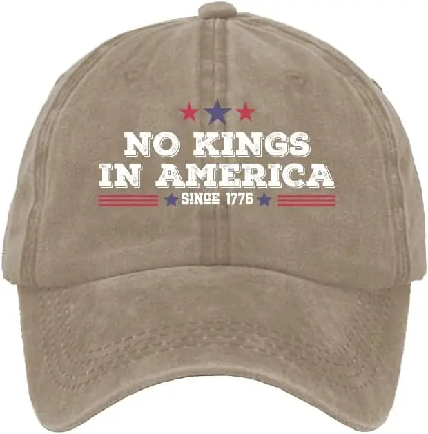 No Kings in America Unisex Baseball Cap