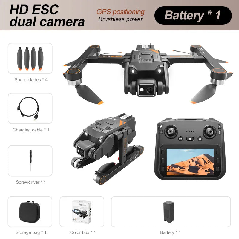 2025 RG700 PRO RC Drone Obstacle Avoidance d 4K Dual Camera