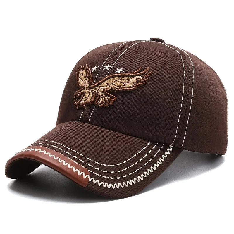 Baseball Cap Eagle Embossed