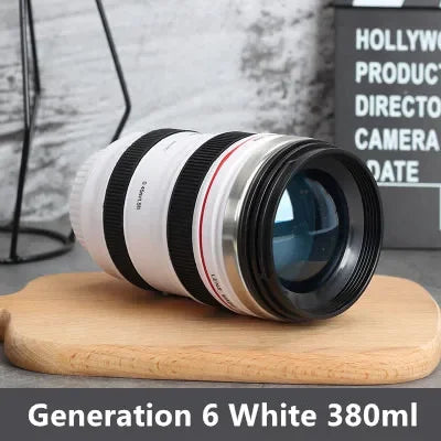 380ml Stainless Steel Camera EF24-105mm Coffee Lens