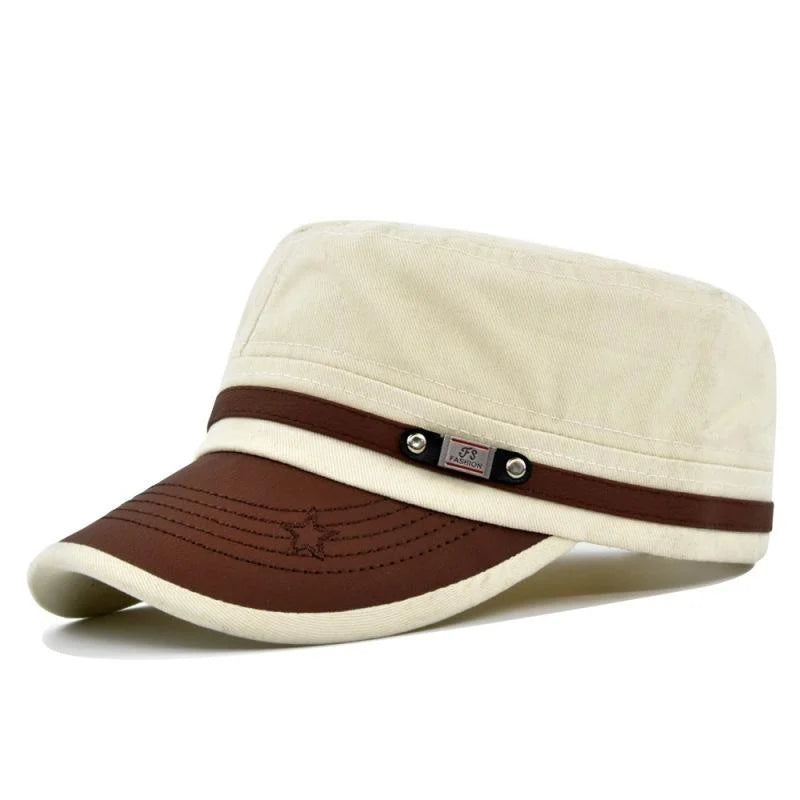 Embroidered FlatBaseball Cap