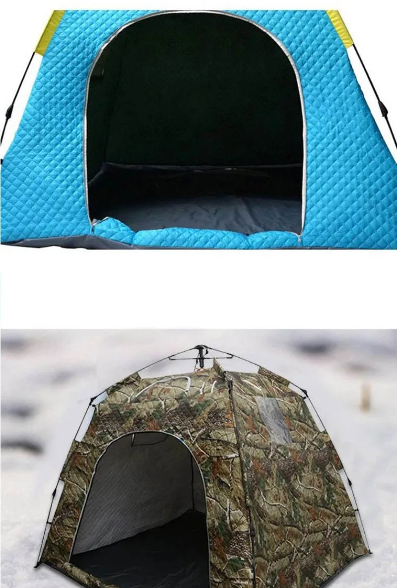 Outdoor Tent 3-4 People Windproof Ice Fishing
