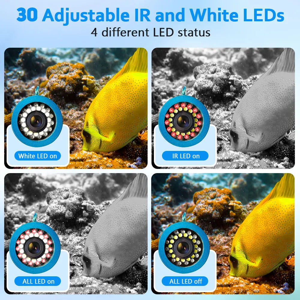 Fish Finder Underwater Fishing Camera 30LEDs