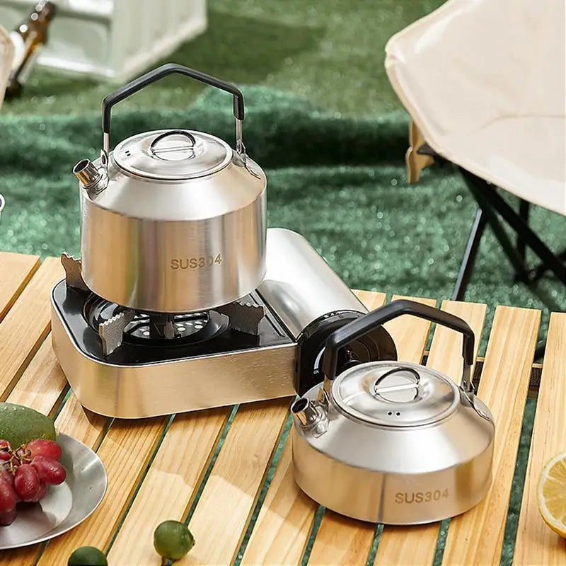1L/1.5L Camping Water Kettle Outdoor Coffee Kettle