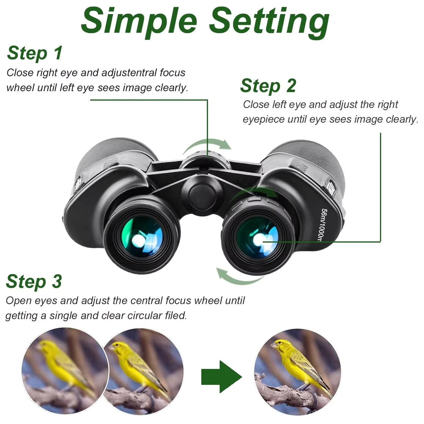 20X50 Binoculars for Adults High Powered Professional