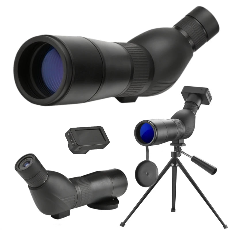 60X HD Zoom Spotting Scope Powerful Magnification