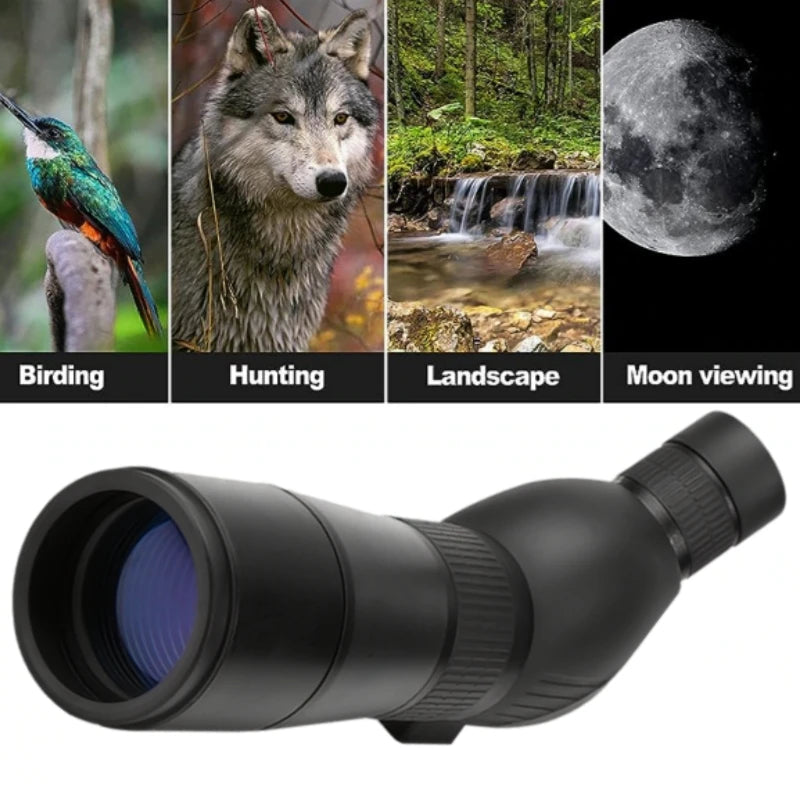 60X HD Zoom Spotting Scope Powerful Magnification