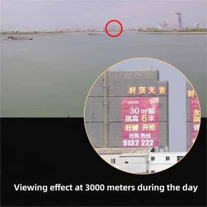 60X HD Zoom Spotting Scope Powerful Magnification