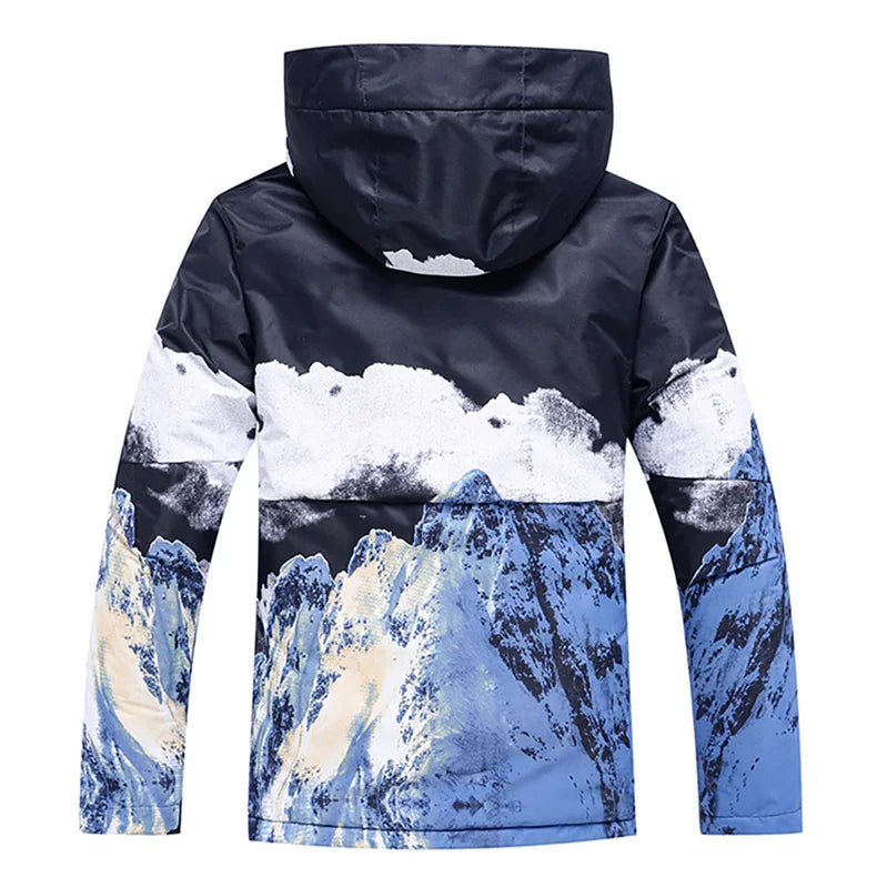 Snow Mountain  Ski Suits for Men Women Couples Windproof Waterproof