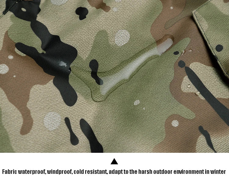 Men's Camouflage Ski Suit Waterproof