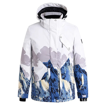 Snow Mountain  Ski Suits for Men Women Couples Windproof Waterproof