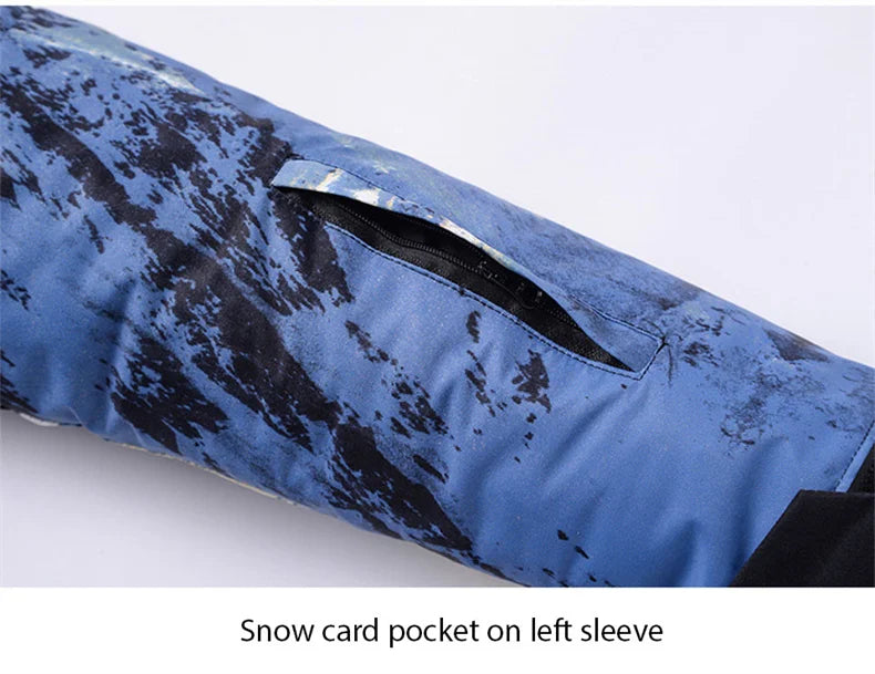 Snow Mountain  Ski Suits for Men Women Couples Windproof Waterproof