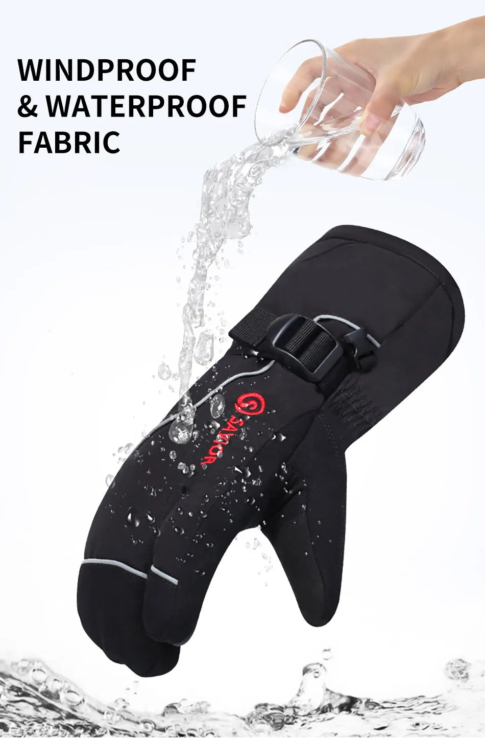 Savior Heat Rechargeable Heated Mittens