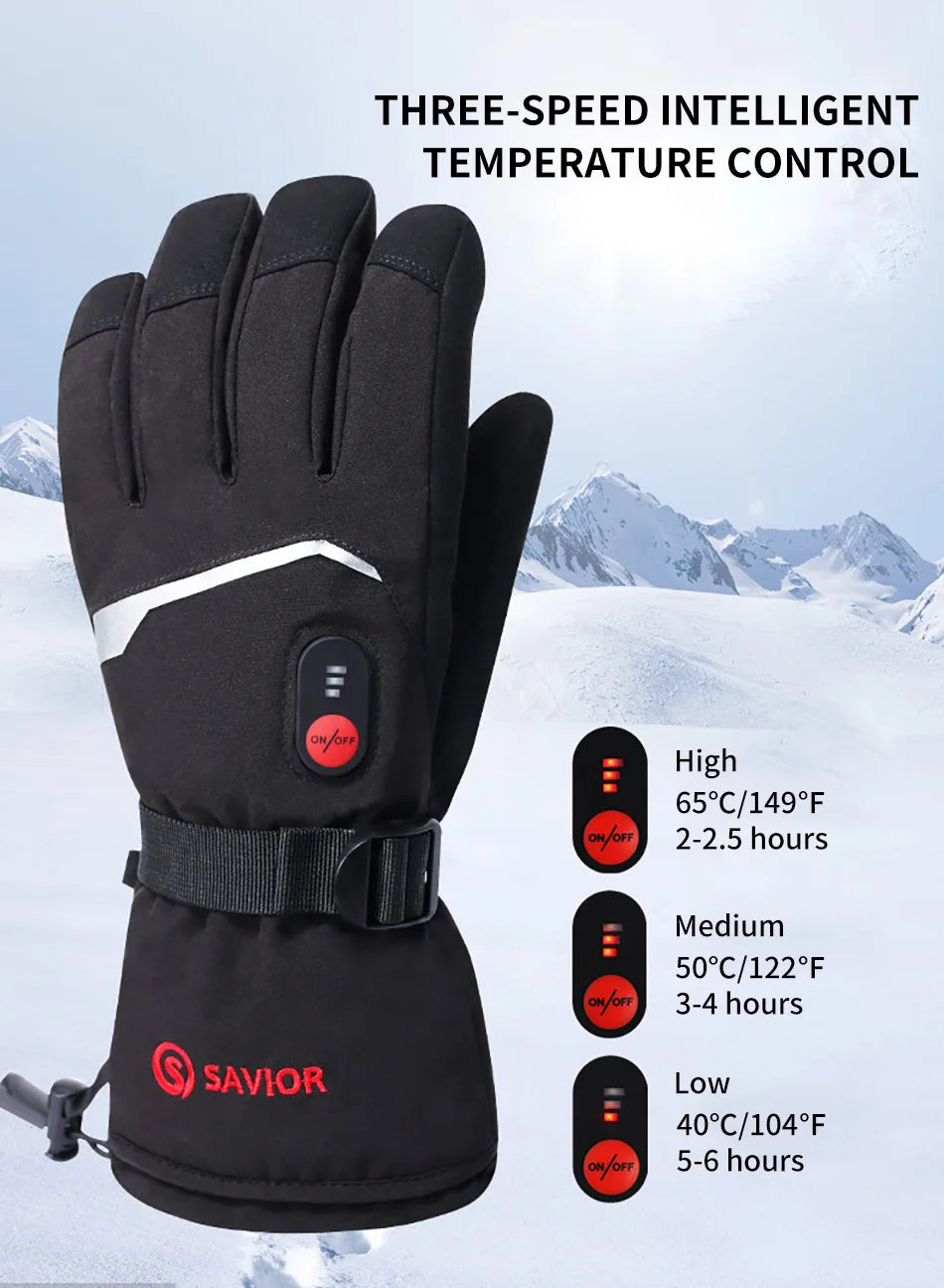 Savior Heat Rechargeable Heated Mittens