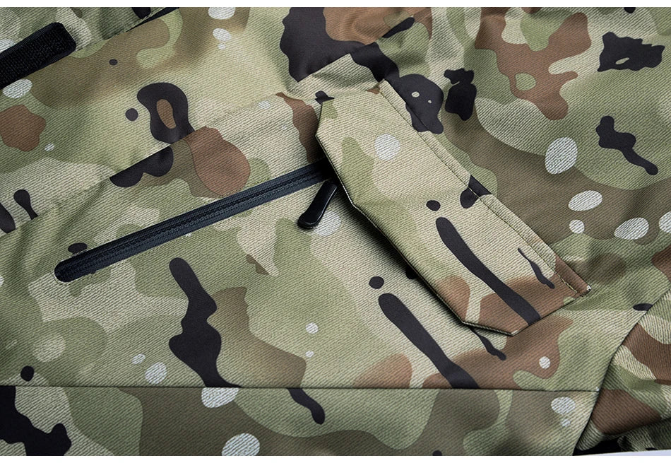 Men's Camouflage Ski Suit Waterproof