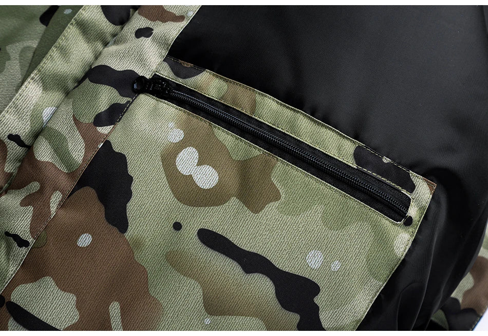Men's Camouflage Ski Suit Waterproof