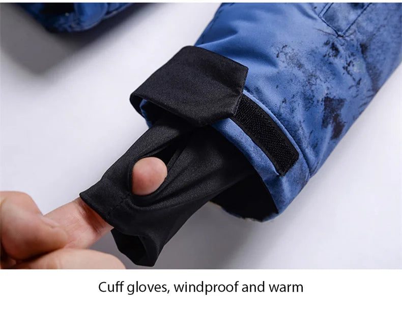 Snow Mountain  Ski Suits for Men Women Couples Windproof Waterproof