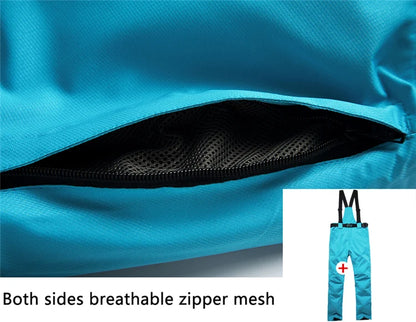Snow Mountain  Ski Suits for Men Women Couples Windproof Waterproof