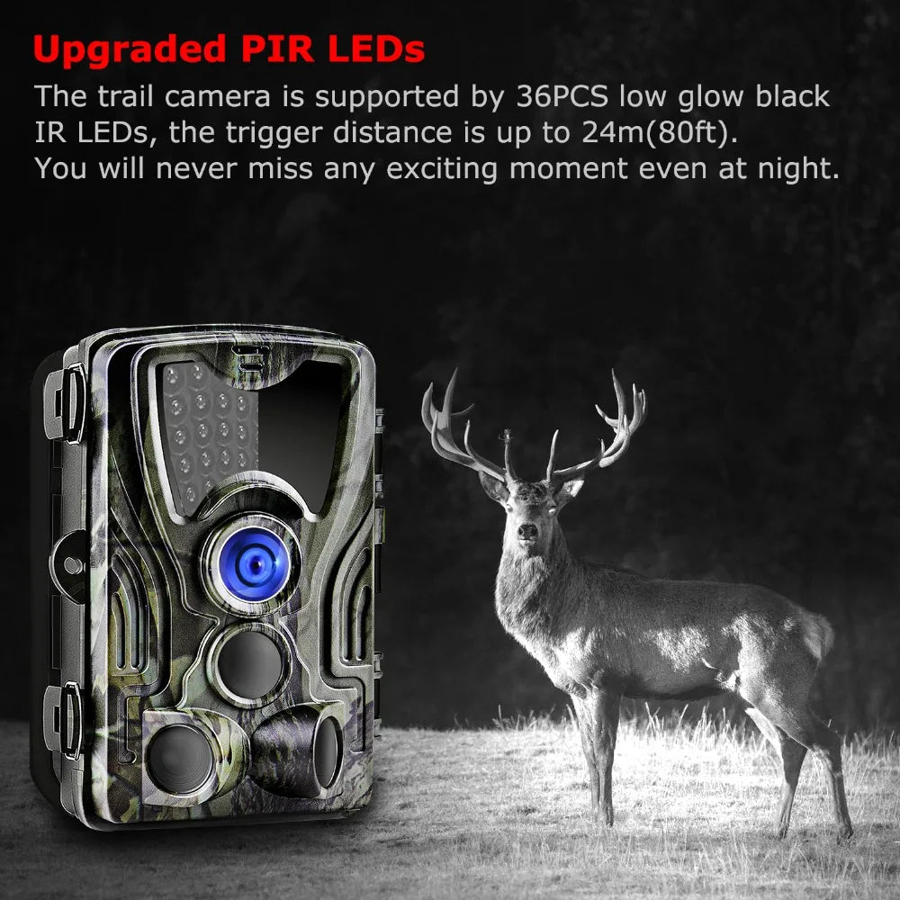 Hunting Trail Camera With 5000Mah Lithium Battery