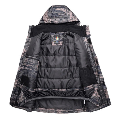 Men's Camouflage Ski Suit Waterproof