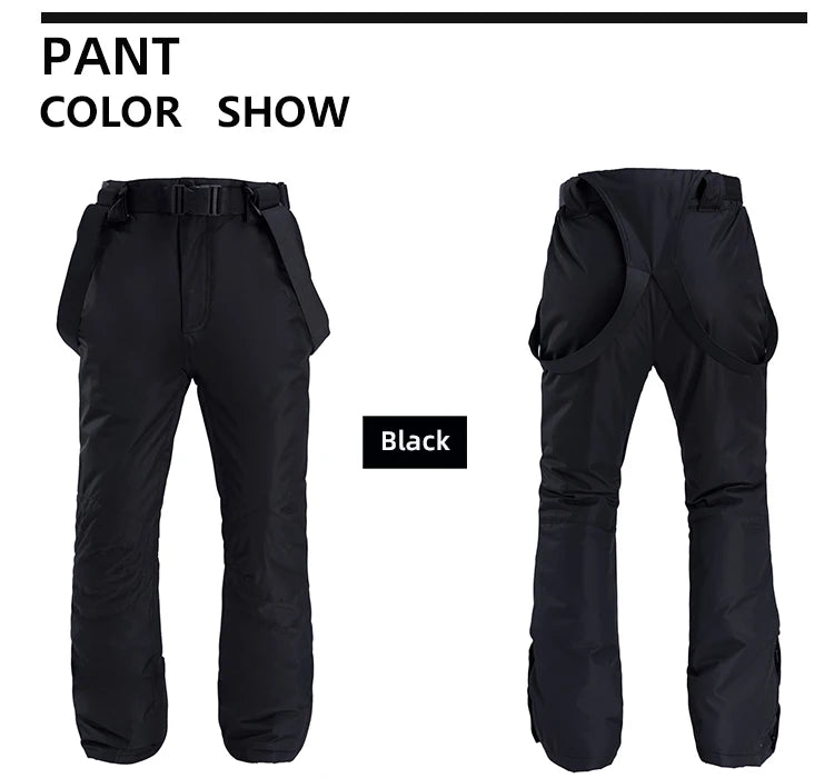 Snow Mountain  Ski Suits for Men Women Couples Windproof Waterproof
