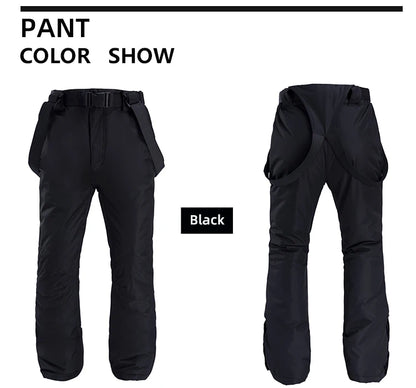 Snow Mountain  Ski Suits for Men Women Couples Windproof Waterproof