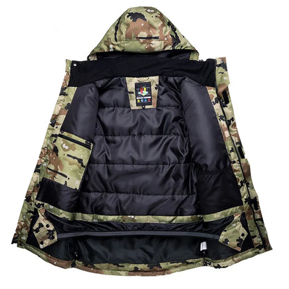 Men's Camouflage Ski Suit Waterproof