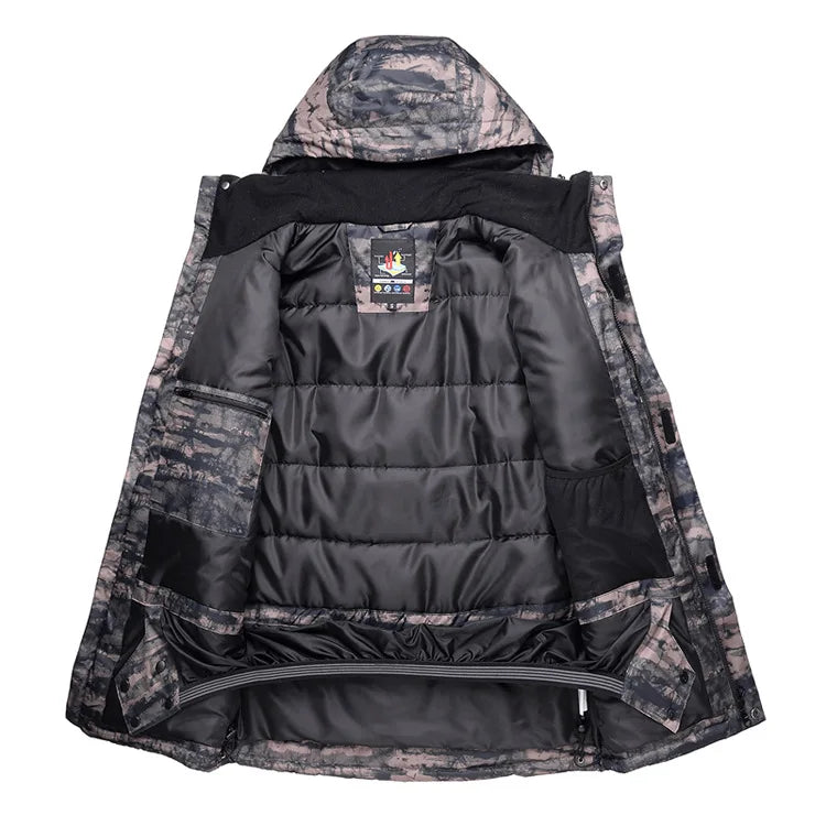 Men's Camouflage Ski Suit Waterproof