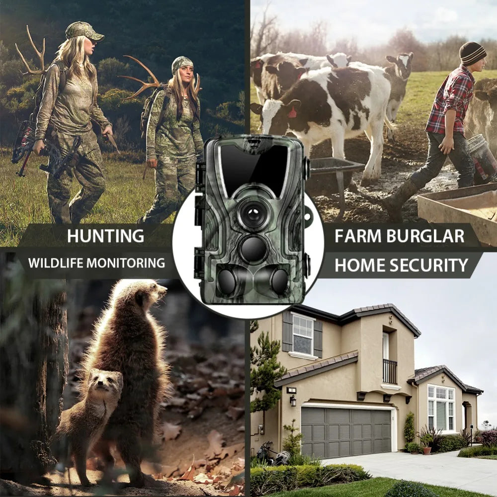 Hunting Trail Camera With 5000Mah Lithium Battery