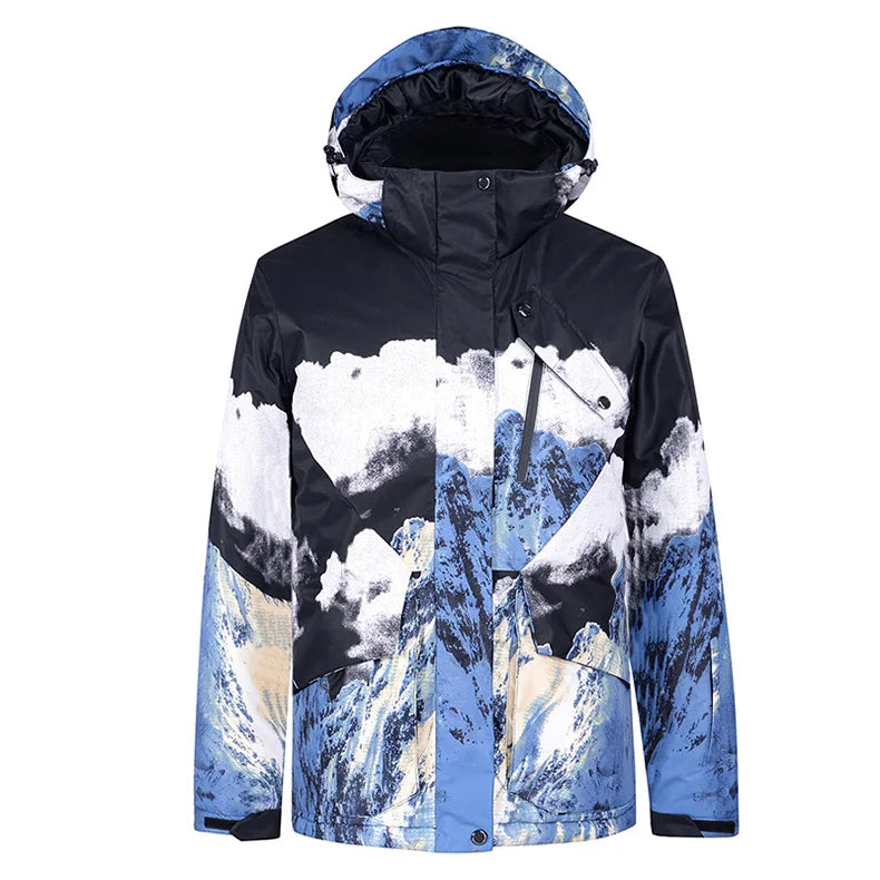 Snow Mountain  Ski Suits for Men Women Couples Windproof Waterproof