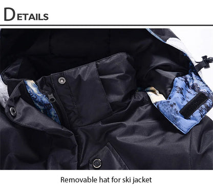 Snow Mountain  Ski Suits for Men Women Couples Windproof Waterproof