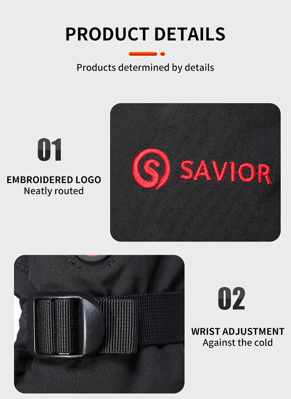 Savior Heat Rechargeable Heated Mittens