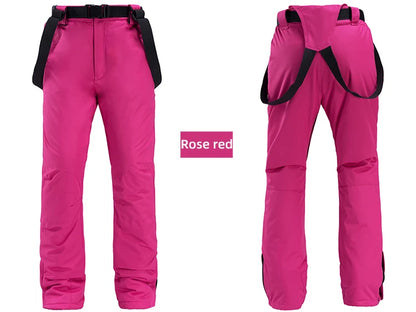 Snow Mountain  Ski Suits for Men Women Couples Windproof Waterproof