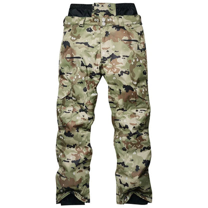 Men's Camouflage Ski Suit Waterproof