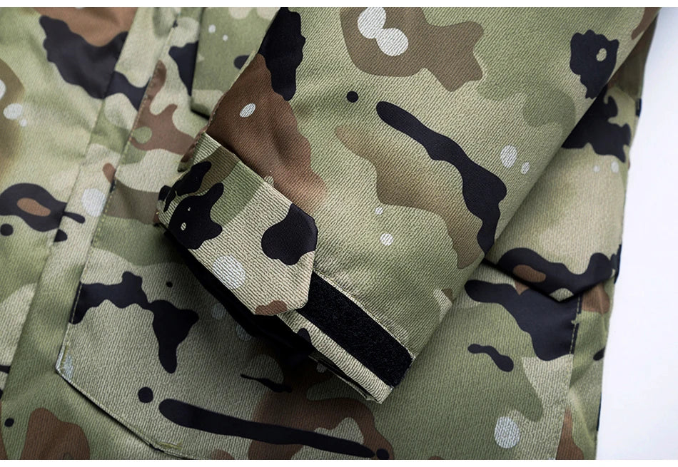 Men's Camouflage Ski Suit Waterproof